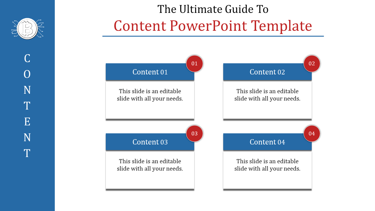 Professional Content PowerPoint Template Slides